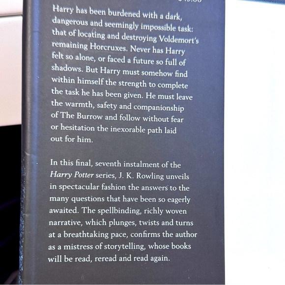 📚Vintage 2007 Hard Cover Publication Harry Potter, The Deathly Hallows Book #7 - Picture 4 of 16